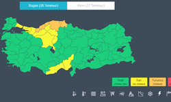 Meteoroloji’den 15 il için sarı ve turuncu kodlu uyarı!