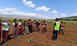 Gaziantep’in İslahiye, Araban, Yavuzeli ilçelerinde mevsimlik tarım işçisine eğitim