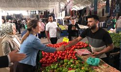 Milletvekili Bakbak, esnafların kapısını çaldı, pazarın nabzını tuttu