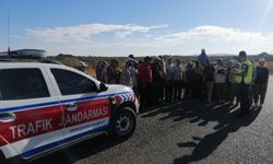 Jandarmadan tarım işçilerine güvenli trafik eğitimi