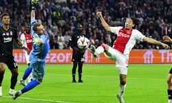 UEFA Avrupa Ligi: Ajax: 1 - Beşiktaş: 0 (İlk yarı)