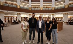 Tahmazoğlu Millet Kütüphanesi’nde öğrencilerle bir araya geldi