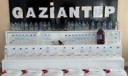 Gaziantep'te 300 litre kaçak alkol ele geçirildi