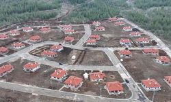 Gaziantep'te köy evlerine yerleşen depremzedelerden devlete teşekkür