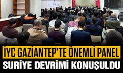 İYC Gaziantep’te önemli panel! Suriye Devrimi konuşuldu