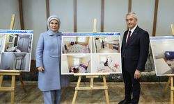 Emine Erdoğan, Gaziantep'te Şahinbey Millet Kütüphanesini ziyaret etti