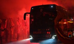 Galatasaray'a, Gaziantep'te coşkulu karşılama