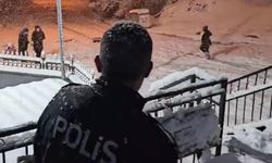 Polis Ekiplerinden Kışın Güzelliğinde Sıcak Görüntüler