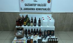 Gaziantep Jandarmasından sahte alkol baskını! Sahte alkolü böyle gizlemişler...