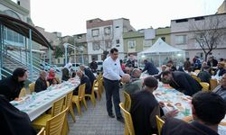 Yılmaz iftarını Çıksorut sakinleriyle birlikte açtı