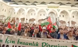 Gaziantep’te Yüzlerce Kişi İsrail’i Protesto Etti!