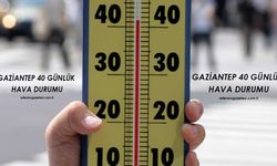 Gaziantep için 40 günlük hava durumu nasıl olacak? Nisan ayı hava tahmini