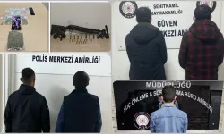 Gaziantep'te Silah Kaçakçılığı Operasyonu! 5 Şüpheli Yakalandı