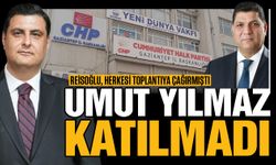 CHP Gaziantep'te kritik toplantı başladı! Umut Yılmaz katılmadı