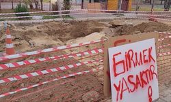 Yol çalışmasından tarih fışkırdı, bölgede çalışmalar durduruldu