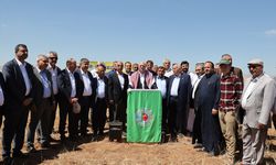 TZOB Genel Başkanı Bayraktar, Bölgede kuraklıktan etkilenen tarlaları inceledi