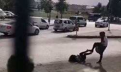 Gaziantep’te kadınların kavgası kamerada