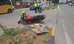 Gaziantep'te otomobil ile çarpışan motosikletin sürücüsü yaralandı