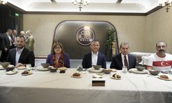 Dursun Özbek ve Ertuğrul Doğan Gaziantep'te dostluk yemeğinde bir araya geldi