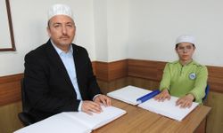 Gaziantep'te 15 yaşındaki Yusuf'un azmi engel tanımadı... Braille Alfabesiyle Hafız Oldu