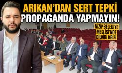 Nizip Belediye Meclisi’nde Bildiri krizi! Arıkan’dan sert tepki: Propaganda yapmayın!