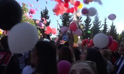 Binlerce balon minik Elif Azra için gökyüzüne bırakıldı