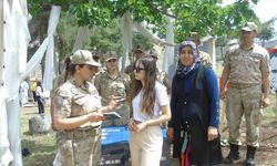 Jandarma'dan tarihi Yesemek Açık Hava Müzesi'nde KADES tanıtımı