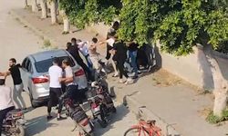 Bayram günü meydan savaşı gibi kavga kamerada!