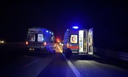 TEM’de can pazarı... Tüp yüklü kamyon ile minibüs çarpıştı: 16 yaralı