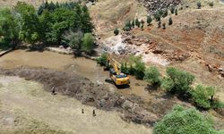 Araban Sıtma Pınar Çayı'nda temizlik çalışması yapıldı