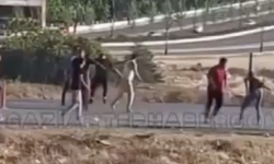 Gaziantep’te Kaza Sonrası Kavga! O Anlar Kameraya Böyle Yansıdı..