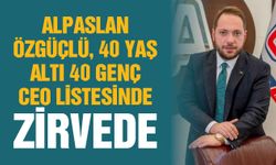 Alpaslan Özgüçlü, 40 Yaş Altı 40 Genç CEO listesinde zirvede