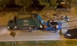 Gaziantep’te Otomobil Çöp Kamyonuna Çarptı