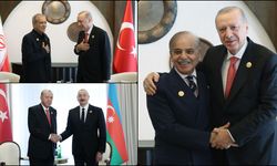 Cumhurbaşkanı Erdoğan, Azerbaycan'da liderlerle görüştü