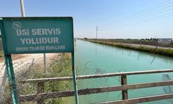 Sulama kanalında akıntıya kapılan kişiyi arama çalışması sürüyor
