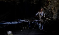 Gaziantep'teki kendir üretilen mağara büyük ilgi görüyor!