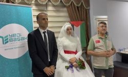 Gaziantep’te genç çift’ten örnek davranış! Düğün sofrasını Gazze ile paylaştı