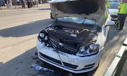 Park uygulaması yapan polise otomobil çarptı