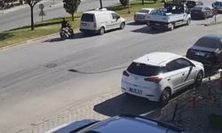 Motosiklet sürücüsü metrelerce savruldu! Akılalmaz kaza…