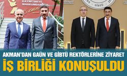 KİYÜ Rektörü Akman’dan Gaziantep Üniversitelerine ziyaret