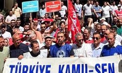 Gaziantep’te Kamu Sen’e bağlı memurlar iş bıraktı
