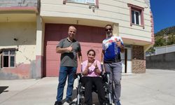 Gaziantep'te bedensel engelli genç kızın akülü araba hayali gerçekleştirildi