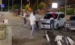 Bir grup şahıs araca taşlı saldırı gerçekleştirdi