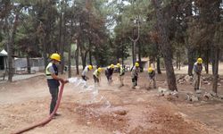 Gaziantep'te orman yangını tatbikatı