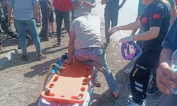 Gaziantep-Osmaniye yolunda kontrolden çıkan tır devrildi