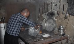 Gaziantep'te kalay ustası mesleğini yaşatıyor!