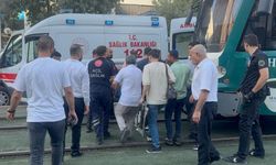 Gaziantep'te tramvay yayaya çarptı!