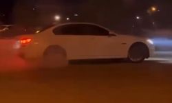 Gaziantep'te drift atarak tehlike saçan sürücüye 46 bin TL ceza
