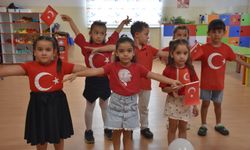 Gaziantepli miniklerin 30 Ağustos coşkusu