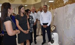 Gaziantep'te kursiyerlerden yılsonu sergisi